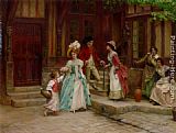 Jules Girardet Le Lendemain Des Noces painting
